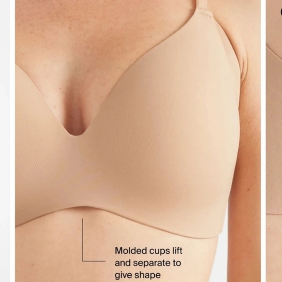 Knix WingWoman Contour Bra Pale Orange Knix 5 (Fits 38C, 38D, 40C) - Picture 7 of 16